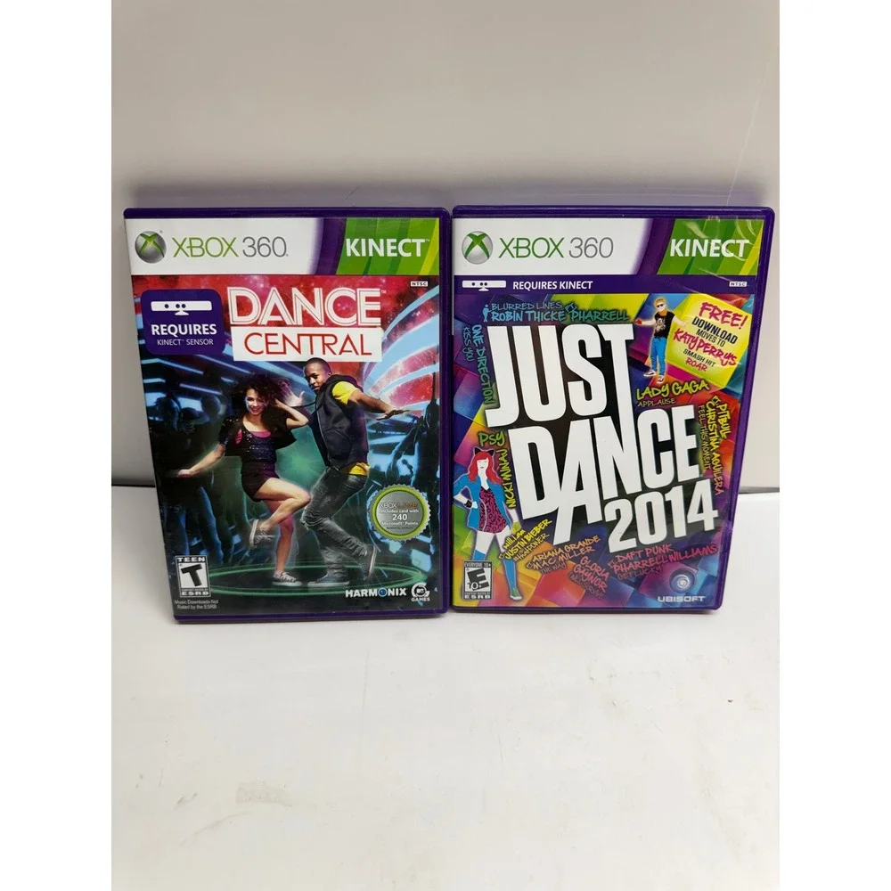 Xbox 360 Kinect Dance GameBundle Just Dance 2014 & DanceCentral Harmonix Ubisoft